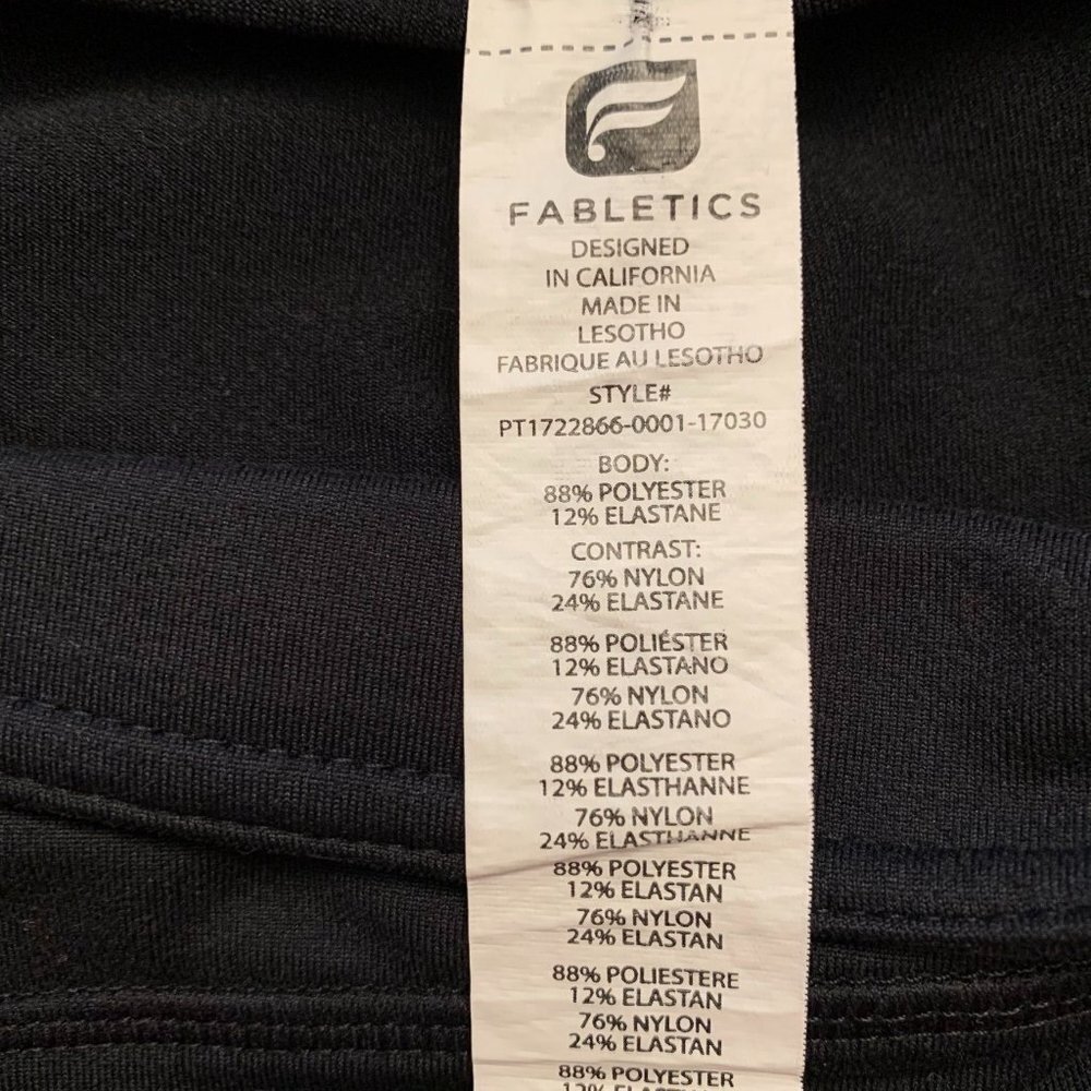 Fabletics Black Leggings Size Small Black - Picture 10 of 10